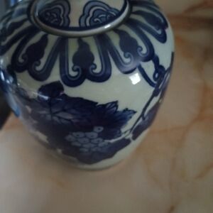 Blue and White Ceramic Vase